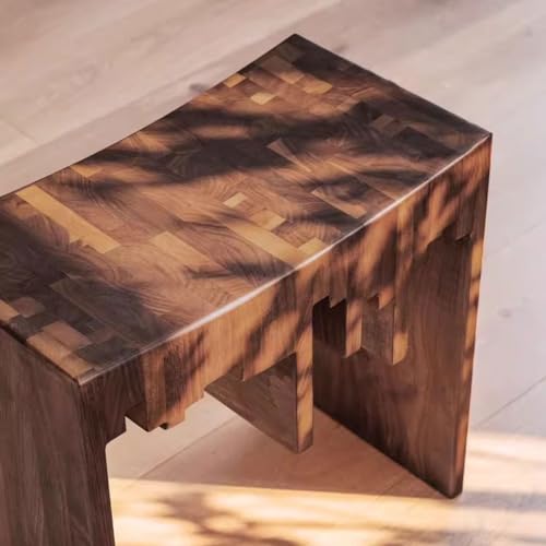 Petit banc de douche en bois massif pour une ambiance spa