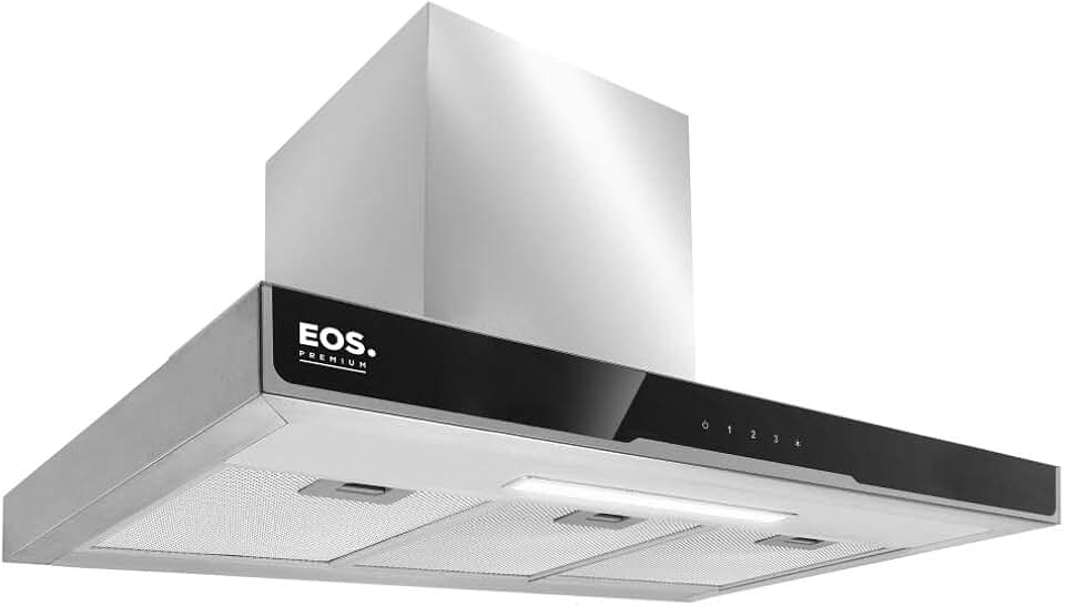 Coifa e Depurador de Parede EOS 90cm Premium Digital Touch Inox ECO90PTD 110V
