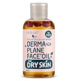 Dermaplaning Oil for Dry Skin - Hydrating Face Shaving Oil for Women - Safe for Acne Prone Skin - Non Comedogenic, Fragrance Free, Natural and Hypoallergenic for Pre & Post Dermaplaning 4oz by Ouiloe