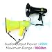 Roar of Lion Bullhorn Megaphone with Siren & Volume Control/Recorder - Waterproof 20W Reliable and Consistent Performance, 240-sec Voice Recording with Maximum Range 1093Yards, (Yellow)