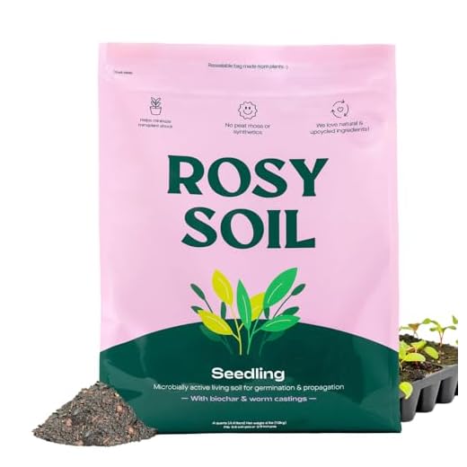 Seedling Seed Starter Soil Mix - Peat-Free Organic Potting Mix for Seeds, Cuttings, Microgreens- Enriched w/Worm Castings, Root-Boosting Biochar, Less Prone to Gnats for Germination & Propagation- 4qt