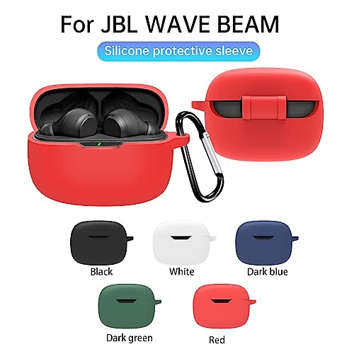 Image of Mavro Case Cover Compatible with JBL Wave Beam | Vibe Beam (Navy Blue)