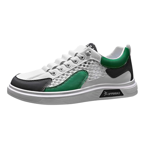 Genérico Zapatillas Transpirables Hombre Zapatos De Malla, Diseño De Moda Plantilla Suave Y Perforada Mayor Frescor Zapatos Estilo Urbano con Suela Liviana Ideales para Caminar Viajes O Uso Diario
