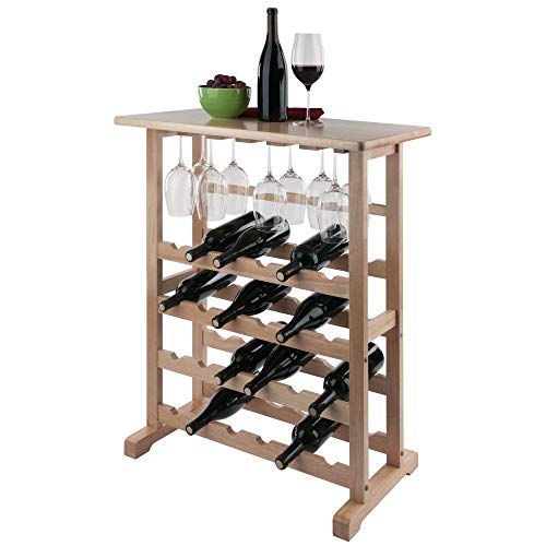 Winsome 83024 Trading, Inc. Vinny Wine Storage, Natural 24-Bottle #TOP5