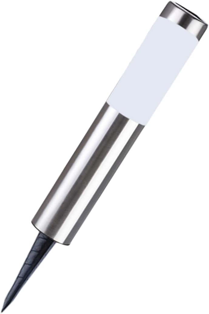 NUOBESTY Solar Outdoor Lawn Lamp Stainless Steel LEDs Garden Light Easy Installation for Driveways Walkways and Patios Solar Powered to Hours of Illumination