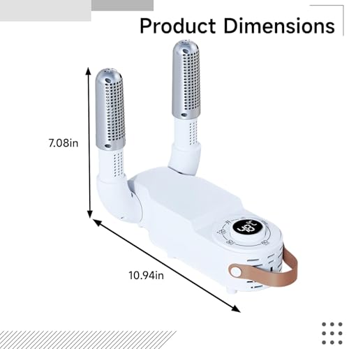 Secador de botas y guantes YHomU blanco 150W plegable miniatura 2