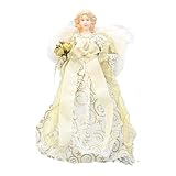 Bequem zu verwenden: Passen Sie den richtigen Winkel an, indem Sie ihn einfach direkt auf die Spitze des Weihnachtsbaums stellen, um eine perfekte Passform und ein elegantes Finish für Ihre Weihnachtsdekoration zu gewährleisten