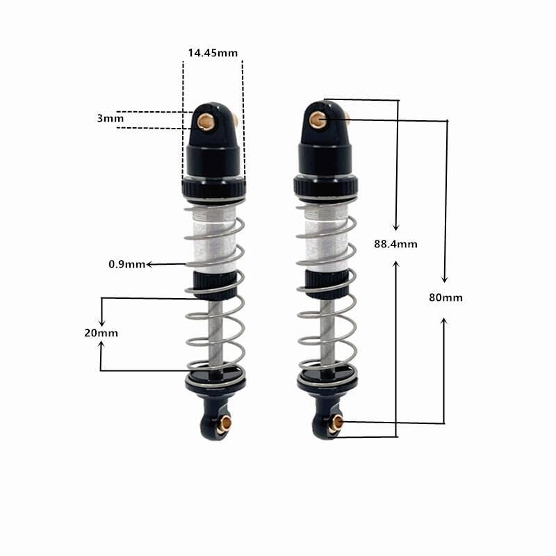 Amazon.com: JOYSOG RC Shocks for MJX Hyper Go 1/12 H12Y H12Y+ RC