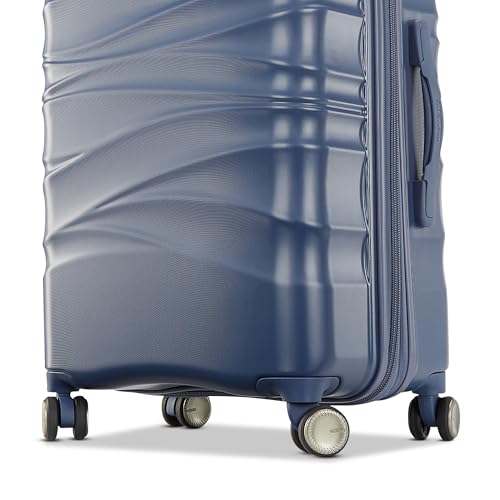 Image of American Tourister Cascade Hardside Luggage with Spinner Wheels, 2PC SET 20 /24, State Blue