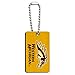 Western Michigan University Logo Wood Wooden Rectangle Keychain Key Ring