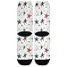 KLL Americana Star Scatter Fashion men crew socks running lightweight wicking mid crew socks (2-Pair)