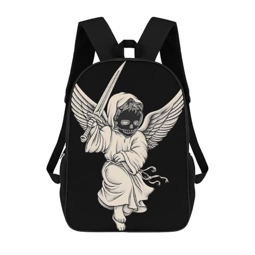 Cherub Sword Skull Mask Unisex Backpack 17