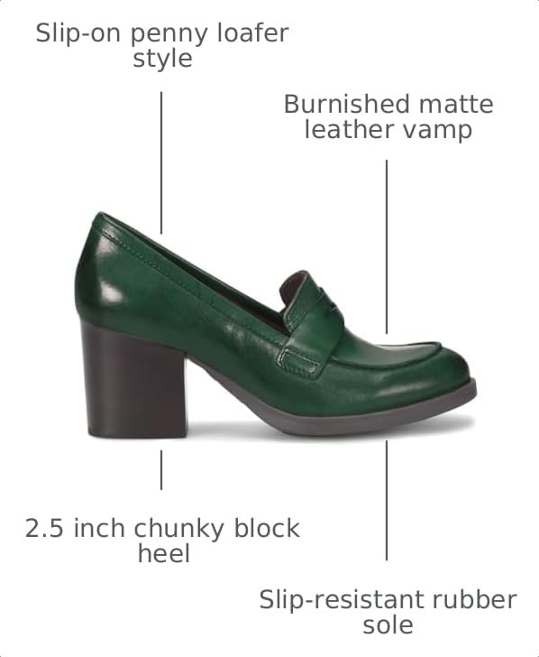 Image of SHODENSE Women Vintage Chunky Heel Loafers Pumps Platform Round Closed Toe Oxford Shoes Burnished Patent Matte Suede Slip On Dress Loafer Block Stacked Heels Office Formal Work Business 4-11 M US