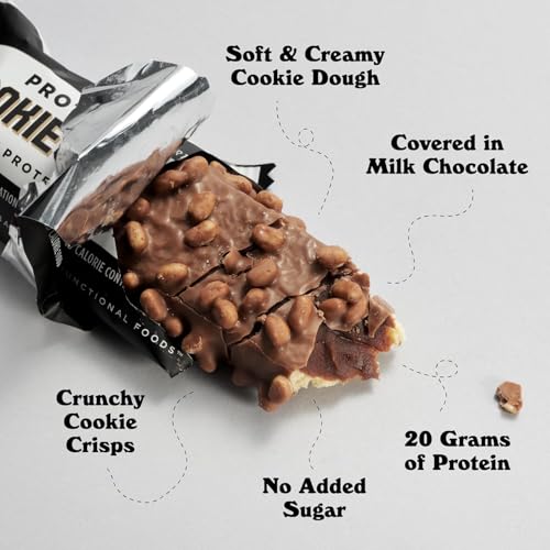 Image of Barebells Protein Bars - Protein Snacks with High Protein - Chocolate Protein Bars - Perfect on The Go Protein Snack & Breakfast Bars (12 Count (Pack of 2), Cookies and Cream)