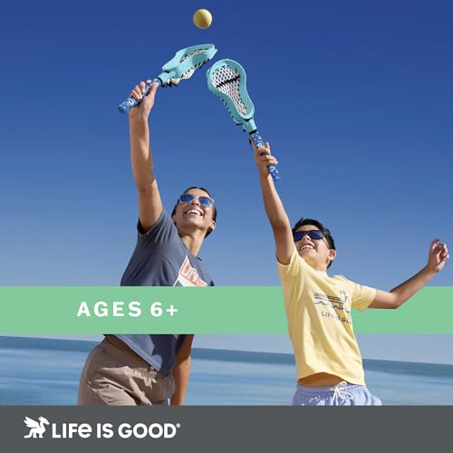 Image of Life is Good Hydro Lacrosse Water Game Set Waterproof Lacrosse Toss Game with Floating Ball,Foam-Grip Sticks for Pool, Beach