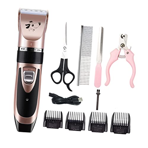 Abaodam Pet Hair Clipper Dog Grooming Tool Mini Trimmer Electric Dog Clippers Pet Hair Trimmer Easy to Clean No Noise