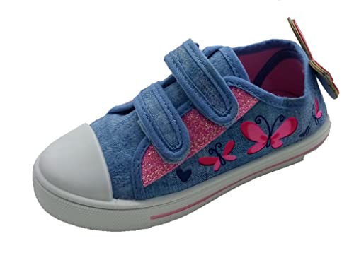 GladRags Escarpins en toile de jean pour filles, bleu, taille 39-40, bleu, 28 EU Cover