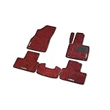 ボルボ専用ERST(エアスト) XC40(XE) Recharge/C40(XE)カスタムフロアマット(2ライン 6ピース) マット本体カラー :ボルドー/ヒールパット:ダークグレー/エッジ:ダークグレー FYY