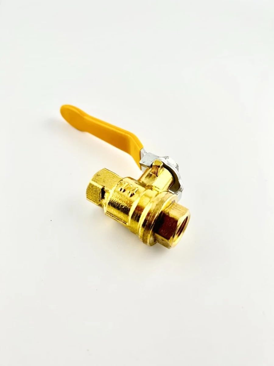 1/4" NPT Brass Ball Valve Full Port Shut-Off Valve 600 PSI