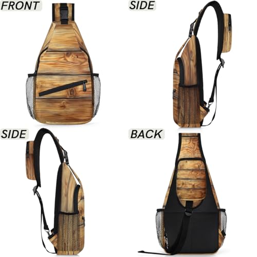 Bolso Sling para hombre y mujer, crossbody unisex miniatura 6