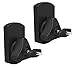 Produktbild RICOO 2 x Lautsprecher Wandhalterung LH038-B Lautsprecherwandhalterungen Boxenhalterung Wand Lautsprecherhalterung schwenkbar neigbar Wandhalter HiFi Audio Boxen Halterung schwarz