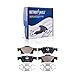 Detroit Axle - Brake Pads for Jeep 2011-2016 Grand Cherokee, 2011-2020 Dodge Durango, Ceramic Brakes Pads Front and Rear 2012 2013 2014 2015 Replacement