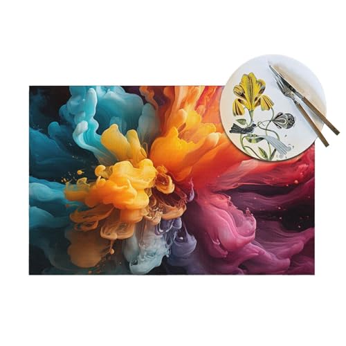 Sets de table lavables en PVC pour protéger la table des taches - 8