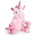 Mousehouse Gifts - Unicornio de Peluche de Pana - Rosa - 25,4 cm (10")