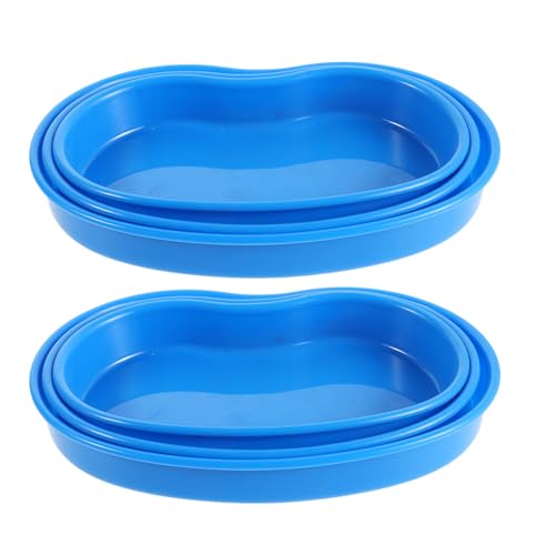 TOPPERFUN Lot de 6 Plateaux Distributeurs de Pilules en Abs – Petits, Moyens et Grands Formats – Organiseur Léger et Robuste pour Tri, Comptage et...