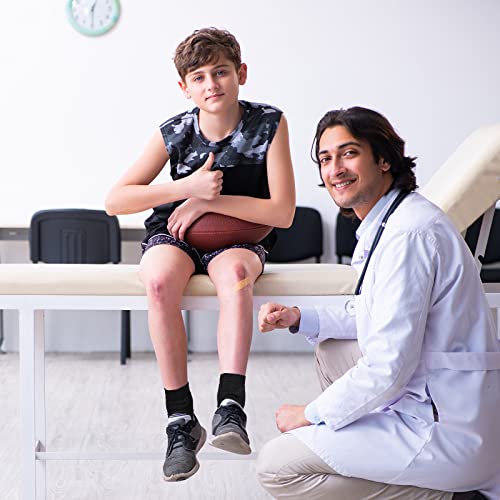 Zhanmai 2 Pairs Soccer Ankle Guard Ankle Support Pads Football Ankle Protection Protector Elastic for Running Basketball Supplies(Black)