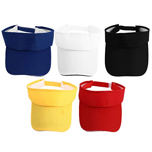 BESPORTBLE 5 Pcs Esporte Baeball Atlético Ao Ar Livre Viseira Chapéu de Sol Dobrável Ajustável Prote