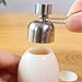 Eggshell Breaker, Stainless Steel Egg Opener Cutter, Easy to Use, Suitable for All Egg Sizes, Saves Time in the Kitchen, Non slip Handles, Dishwasher Safe, Ergonomic Design