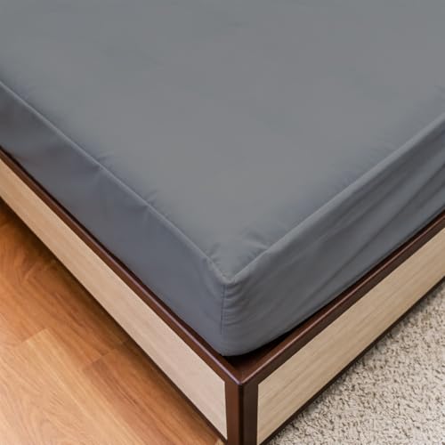 Image of 100% Waterproof Mattress Protector Queen Size Bed 78x60 Inch, Non Woven Fabric Fitted Mattress Cover with Elastic, Waterproof Bed Protector, Hypoallergenic, 10 Inch Deep Pocket - Dark Grey