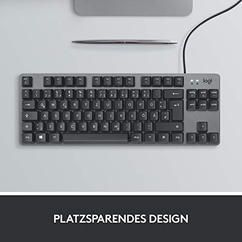 K835 TKL Mechanical Corded Aluminium Keyboard, Layout Tedesco QWERTZ, Grigio - Tastiera gaming - Immagine 3