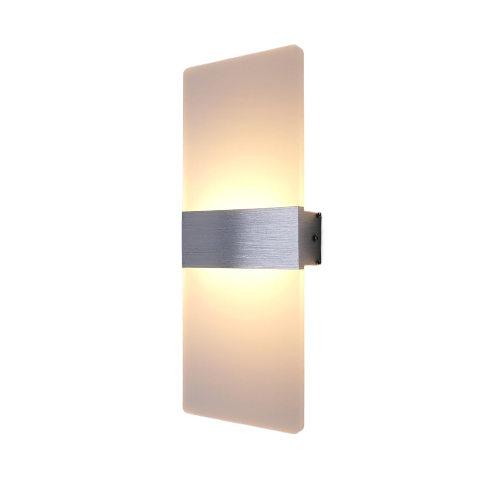 KOESRXNQW Modern Minimalist Wall Lamp, Indoor LED Light, Aluminum Acrylic Hardwire, Bedroom Living Room Corridor Staircase Flexible Adjustment