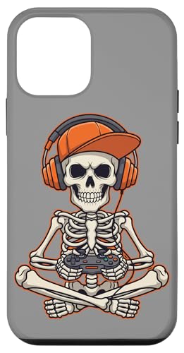 Halloween Skeleton Gamer Video Gaming Boys Men Kids Coque pour iPhone 12 Mini