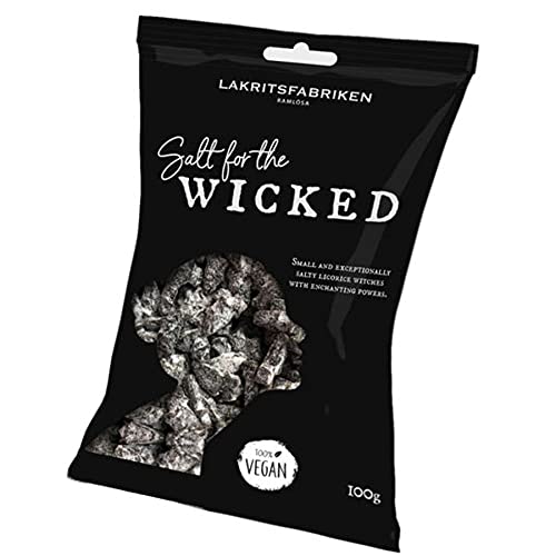 Lakritsfabriken - salt for the wicked, extra stark, vegan, Erwachsenenlakritz 100g