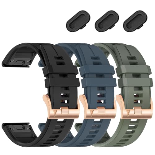 VELEYOK 22mm�o���h Garmin Fenix 8 Pro Tactix 8 AMOLED 47mm/Fenix 7/7 pro/6/6 pro/5/5 plus�ɑΉ� �V���R���N�C�b�N�t�B�b�g�E�H�b�`�o���h Descent G2/G1 Sola