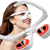 Under Eye Red Light Therapy Device, Red Light Therapy Glasses for Eyes Red 650 NM,Red Light Eye Mask for The Treatment of Eye Bags,Dark Circles,Puffiness periorbital for Treating Pink