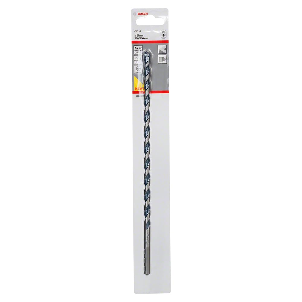 Bosch 2 608 588 153 - Brocas para hormigón CYL-5-8 x 200 x 250 mm (pack de 1)