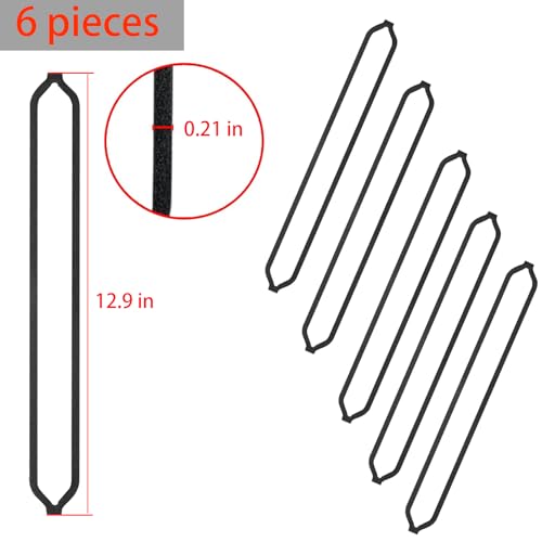 ziHenryDa 6 Pack Foam Replacement Gaskets compatible with Bonsenkitchen Vacuum Sealer Machine,Replacement Gaskets for Bonsenkitchen Vacuum Sealer Machine VS2100(12.9 in x 1.2 inc x 0.85 in) - Thumbnail 5