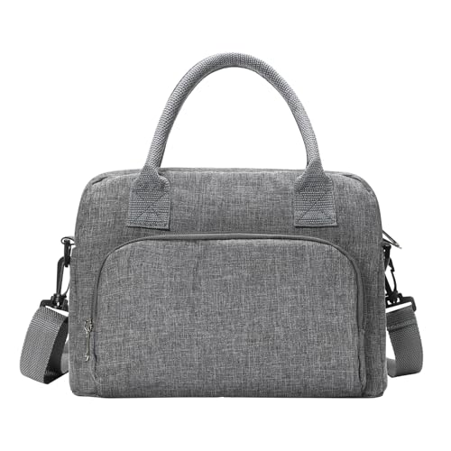 AOTM Bolsa Termica Porta Alimentos,12L Bolsa Comida Trabajo Loncheras de Trabajo, Spallacci Regolabili Lancheira de Termica Bolsa Isotermica Porta Alimentos, Lunch Bag Oficina Viaje Picnic