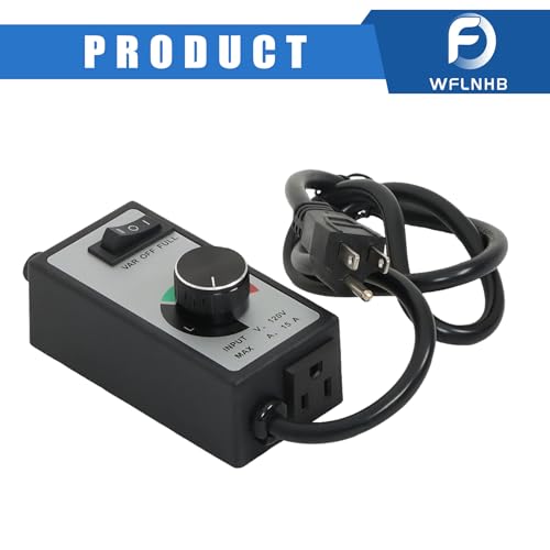 Wflnhb DOES NOT APPLY Variable Speed Controller Replacement For Router Fan Electric Motor Rheostat Ac 1500W / 120 Volt / 15 Amps thumb #1