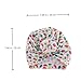 Ipetboom 2pcs Elastic Boys and Girls Headwear Cap Boy Girl Beanie Hat Breathable Turban Creative Printing Fashionable Hat for Newborns Multi