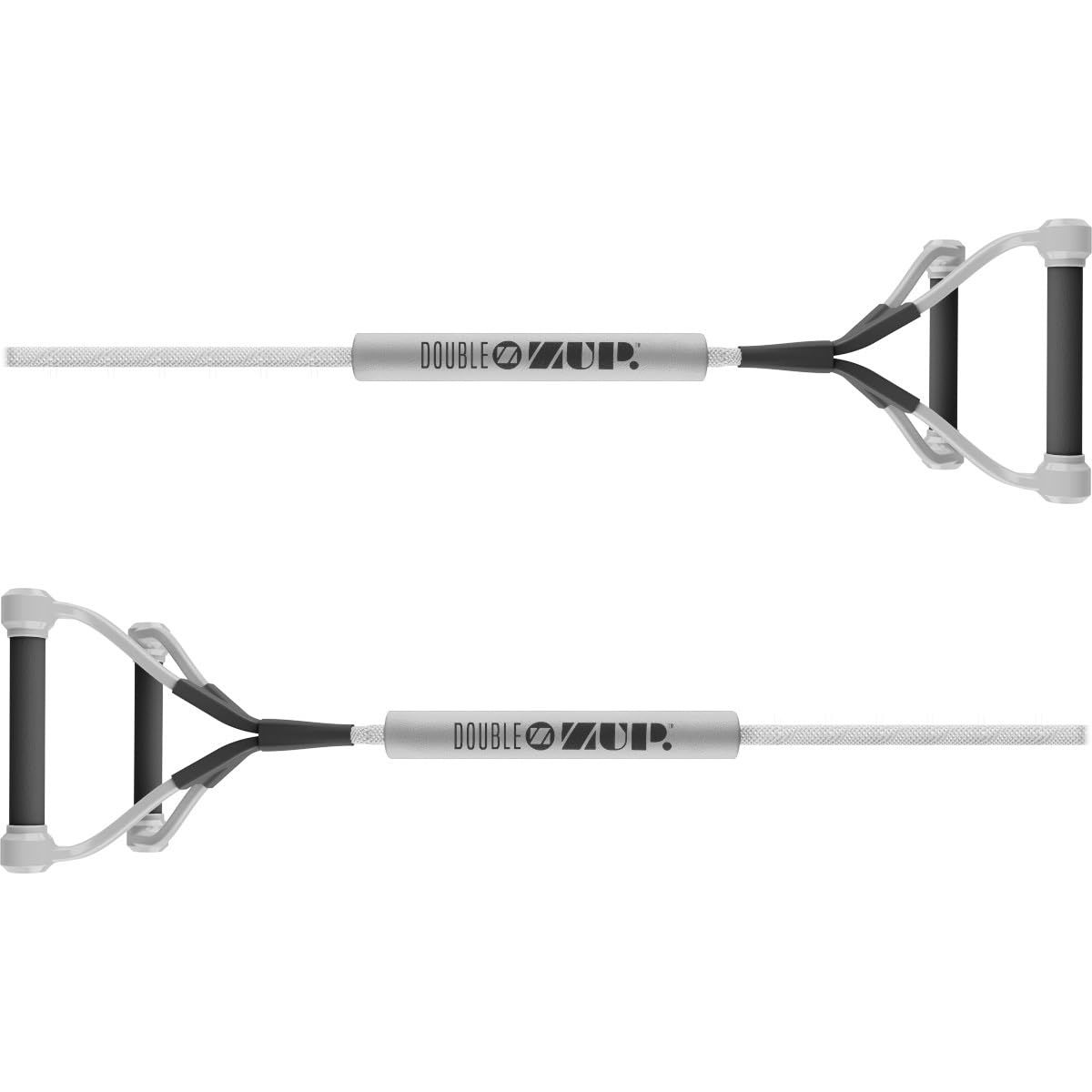 ZUP DoubleZUP Soft Float Tow Handle with 9" Double Handle Design and 60' Low-Stretch Tow Rope Mainline for Wakeboards, Kneeboards, Water Skiing, and Water Sports Activities