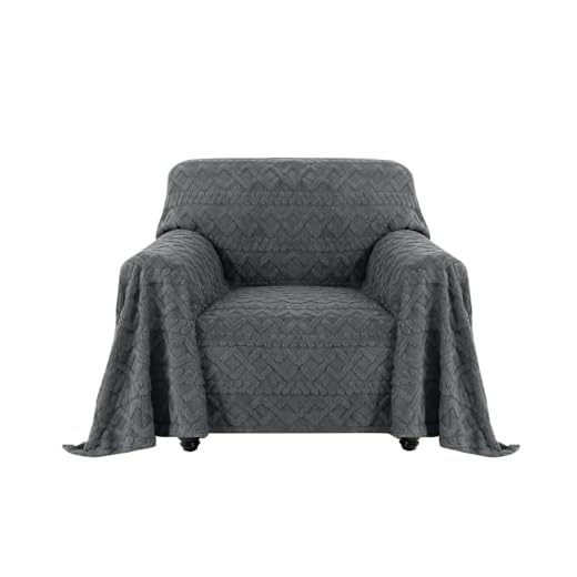 Non-Slip Jacquard Armchair Covers