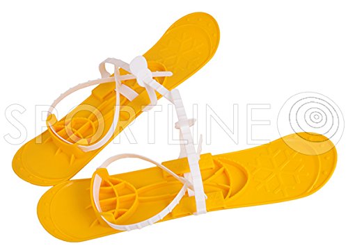 Con legatura (funziona come una corda – cioè scarpe normali + facile da guidare); con bastoncini