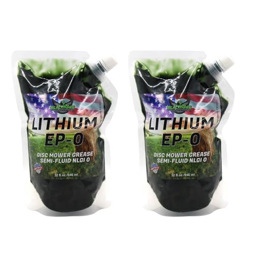 Blackhawk Performance Lithium EP0 Grease for Disc Mowers and Gear Boxes 32 oz EZ Squeeze Pouch (2 Pack)