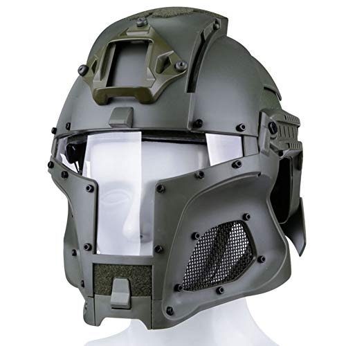 Casque tactique médiévale pour paintball et tir de précision en extérieur