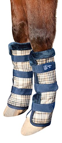 Kensington Natural Horse Fly Boots — Stay-Up Technology — Protection from Insect Bites and UV Rays — Sold in Pairs (2 Boots)